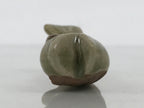 Japanese Ceramic Chopstick Rest Hashioki Vtg Utensil Holder Green Fish CR277-KT - Chopstick Holder-chidorivintage.com