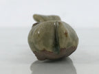 Japanese Ceramic Chopstick Rest Hashioki Vtg Utensil Holder Green Fish CR279-KT - Chopstick Holder-chidorivintage.com
