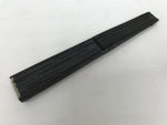 Japanese Fabric Folding Fan Vtg Sensu Bamboo Frame Black Shippo Pattern 5D82-AD - Fan-chidorivintage.com