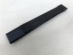 Japanese Fabric Folding Fan Vtg Sensu Lacquered Black Bamboo Frame Blue 5D83-AD - Fan-chidorivintage.com