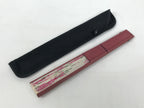 Japanese Fabric Folding Fan Vtg Sensu Bamboo Frame Hanae Mori Pink Rose 5D89-AD - Fan-chidorivintage.com
