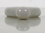 Japanese Porcelain Chopstick Rest Hashioki Vtg Utensil Holder Round White CR280-KT - Chopstick Holder-chidorivintage.com