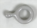Japanese Porcelain Chopstick Rest Hashioki Vtg Utensil Holder Round White CR281-KT - Chopstick Holder-chidorivintage.com