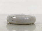 Japanese Porcelain Chopstick Rest Hashioki Vtg Utensil Holder Round White CR281-KT - Chopstick Holder-chidorivintage.com