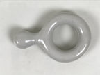 Japanese Porcelain Chopstick Rest Hashioki Vtg Utensil Holder Round White CR282-KT - Chopstick Holder-chidorivintage.com