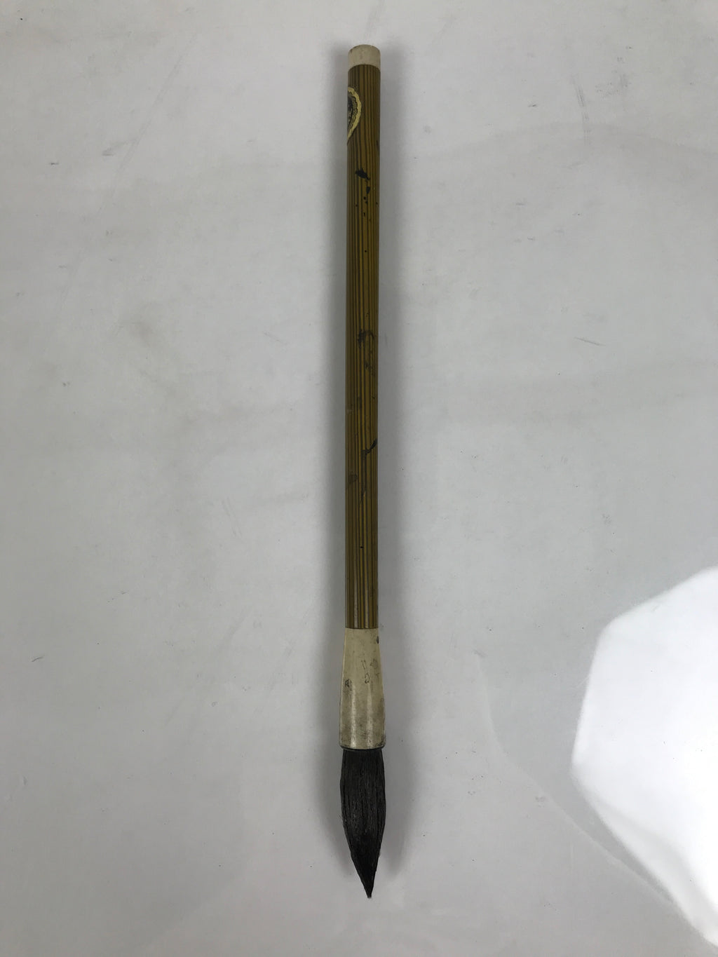 Japanese Calligraphy Brush Vtg Bamboo Fude Calligraphy Tool Shodo Shuji C18-AD - Calligraphy Tool-chidorivintage.com