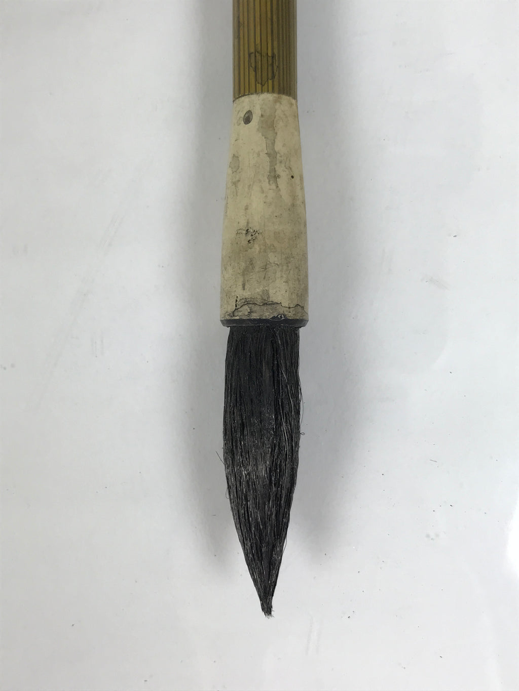 Japanese Calligraphy Brush Vtg Bamboo Fude Calligraphy Tool Shodo Shuji C18-AD - Calligraphy Tool-chidorivintage.com