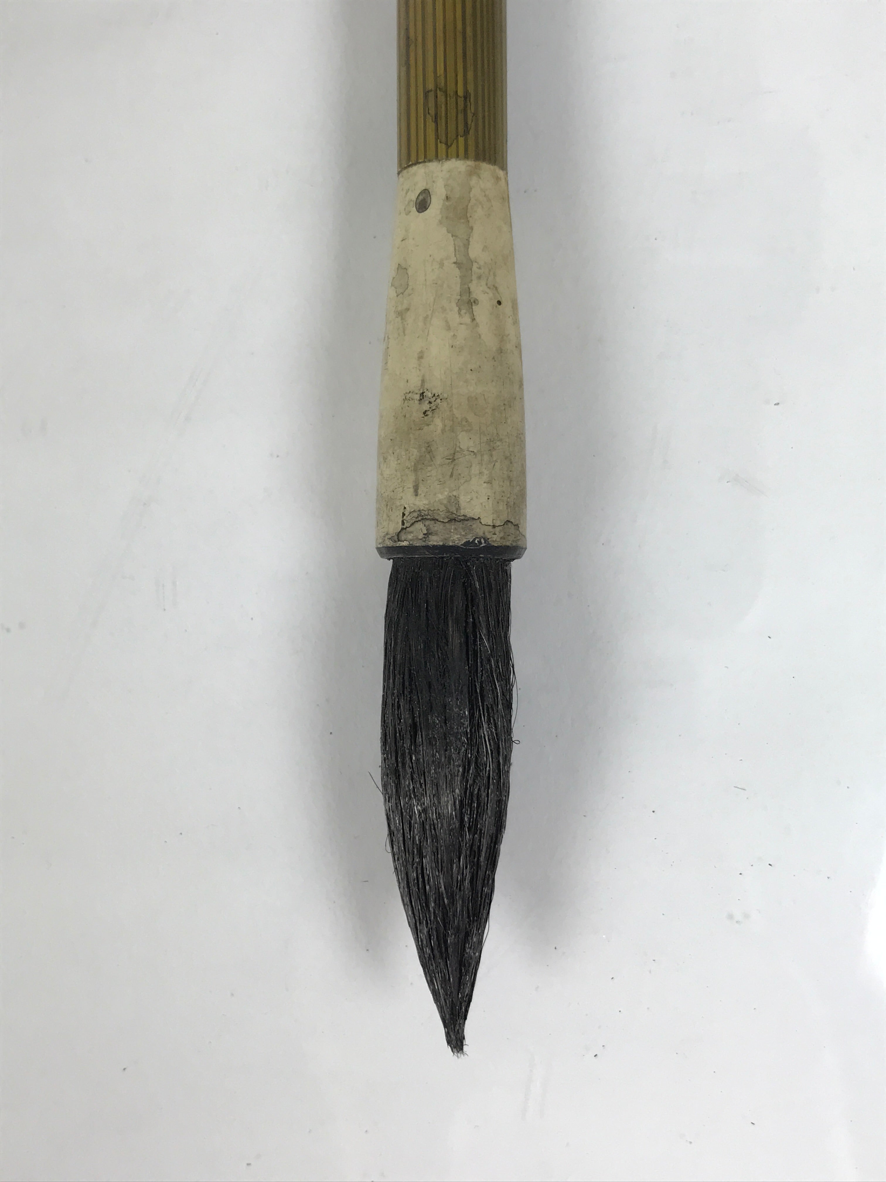 Japanese Calligraphy Brush Vtg Bamboo Fude Calligraphy Tool Shodo Shuji C18-AD - Calligraphy Tool-chidorivintage.com