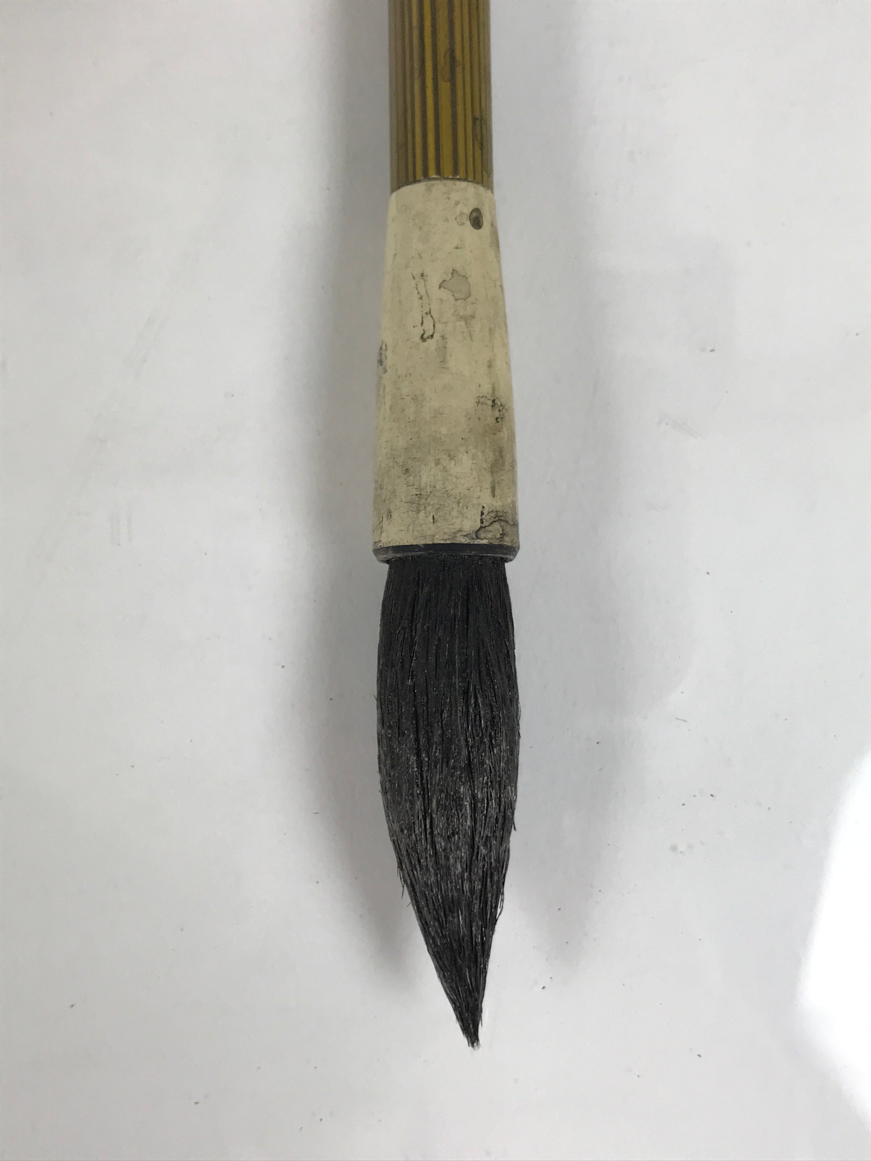 Japanese Calligraphy Brush Vtg Bamboo Fude Calligraphy Tool Shodo Shuji C18-AD - Calligraphy Tool-chidorivintage.com