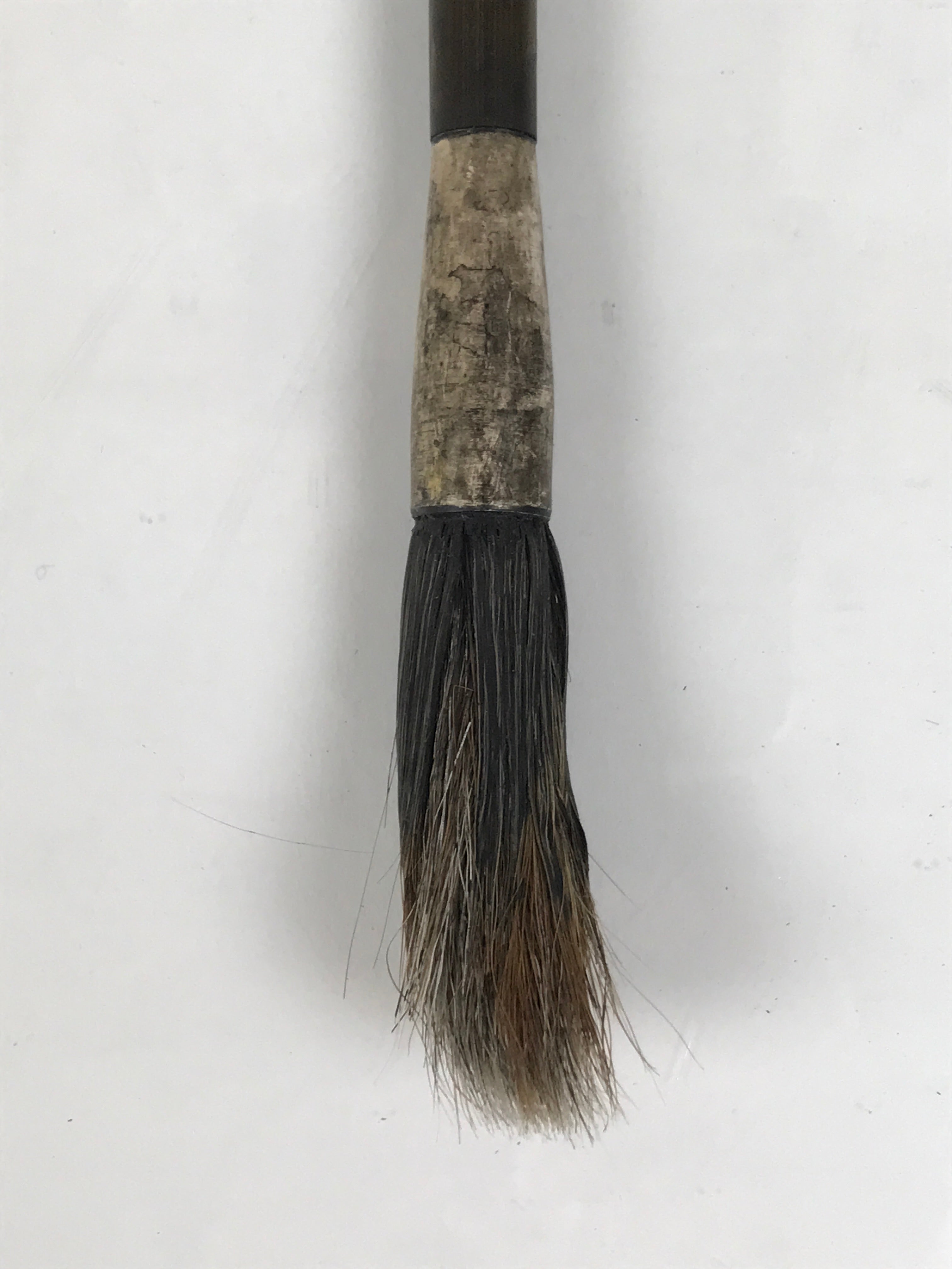 Japanese Calligraphy Brush Vtg Bamboo Fude Calligraphy Tool Shodo Shuji C19-AD - Calligraphy Tool-chidorivintage.com