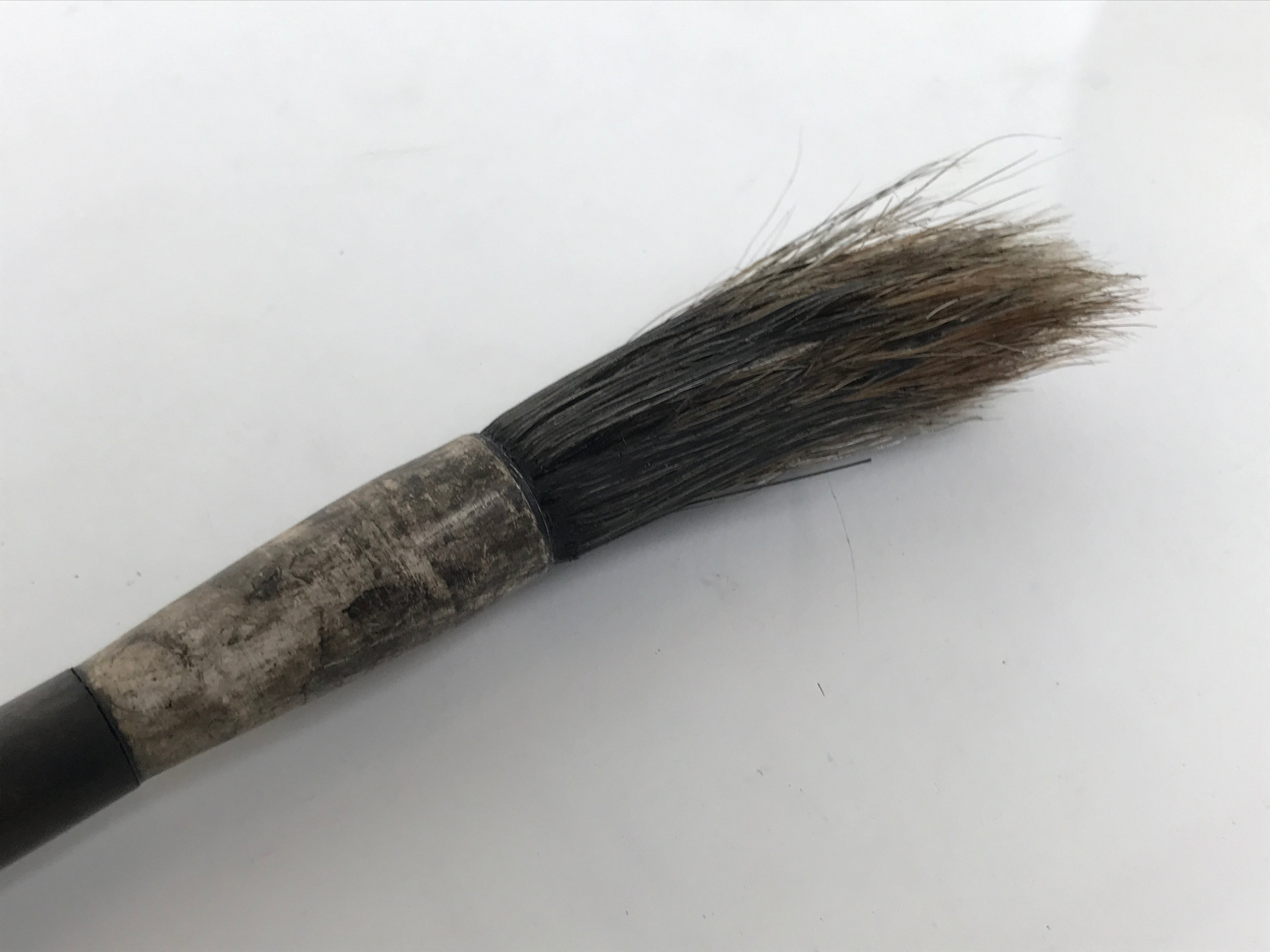 Japanese Calligraphy Brush Vtg Bamboo Fude Calligraphy Tool Shodo Shuji C19-AD - Calligraphy Tool-chidorivintage.com