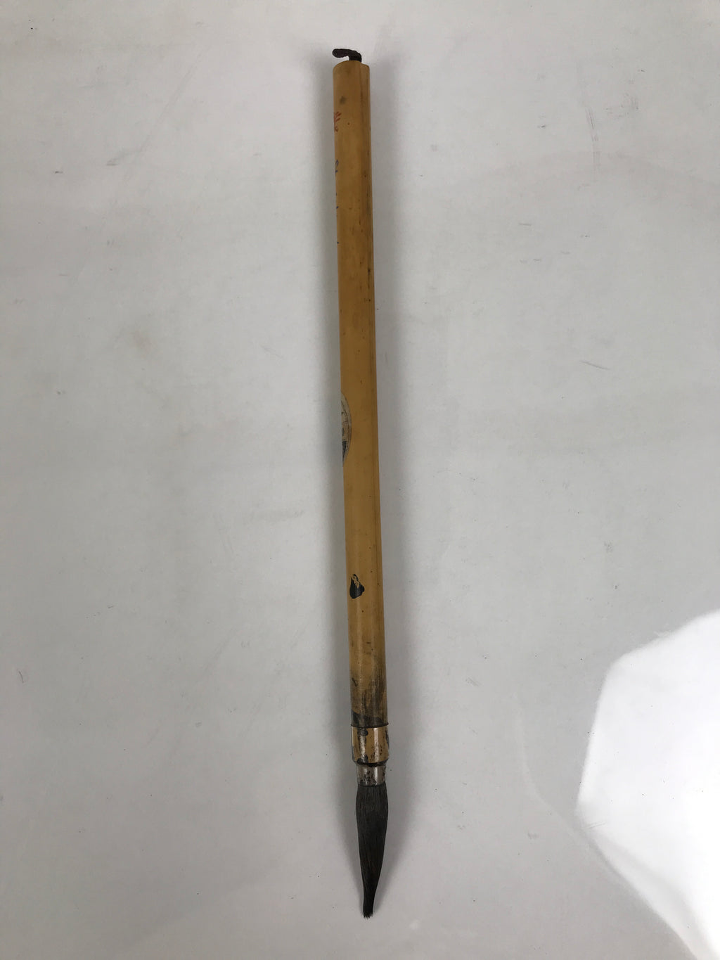Japanese Calligraphy Brush Vtg Bamboo Fude Calligraphy Tool Shodo Shuji C20-AD - Calligraphy Tool-chidorivintage.com