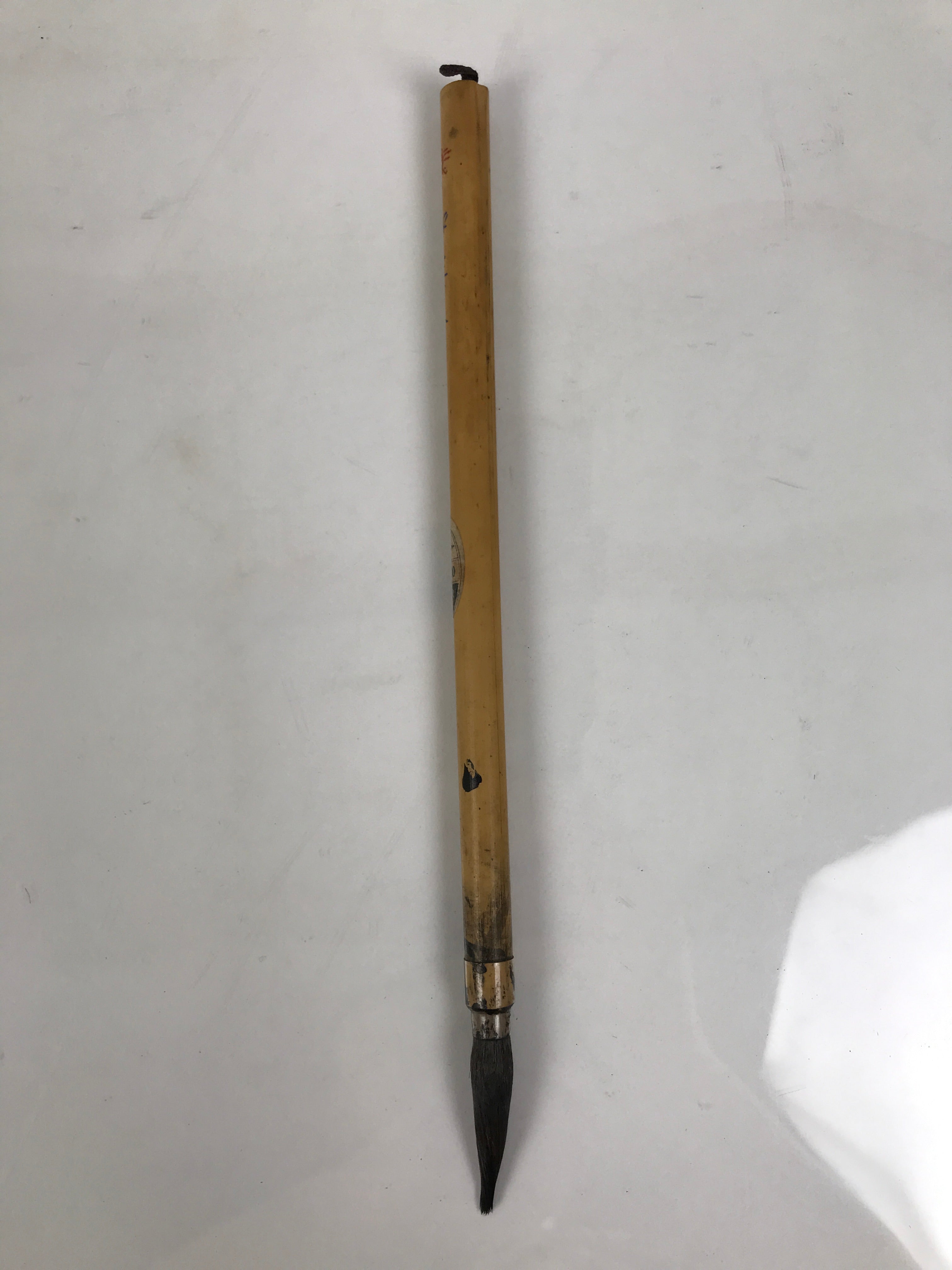 Japanese Calligraphy Brush Vtg Bamboo Fude Calligraphy Tool Shodo Shuji C20-AD - Calligraphy Tool-chidorivintage.com