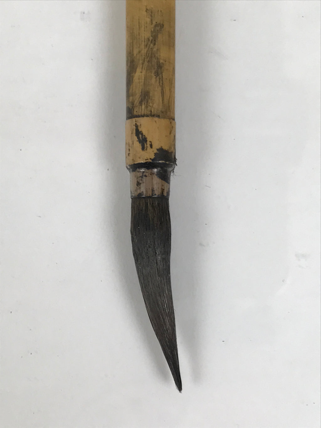 Japanese Calligraphy Brush Vtg Bamboo Fude Calligraphy Tool Shodo Shuji C20-AD - Calligraphy Tool-chidorivintage.com