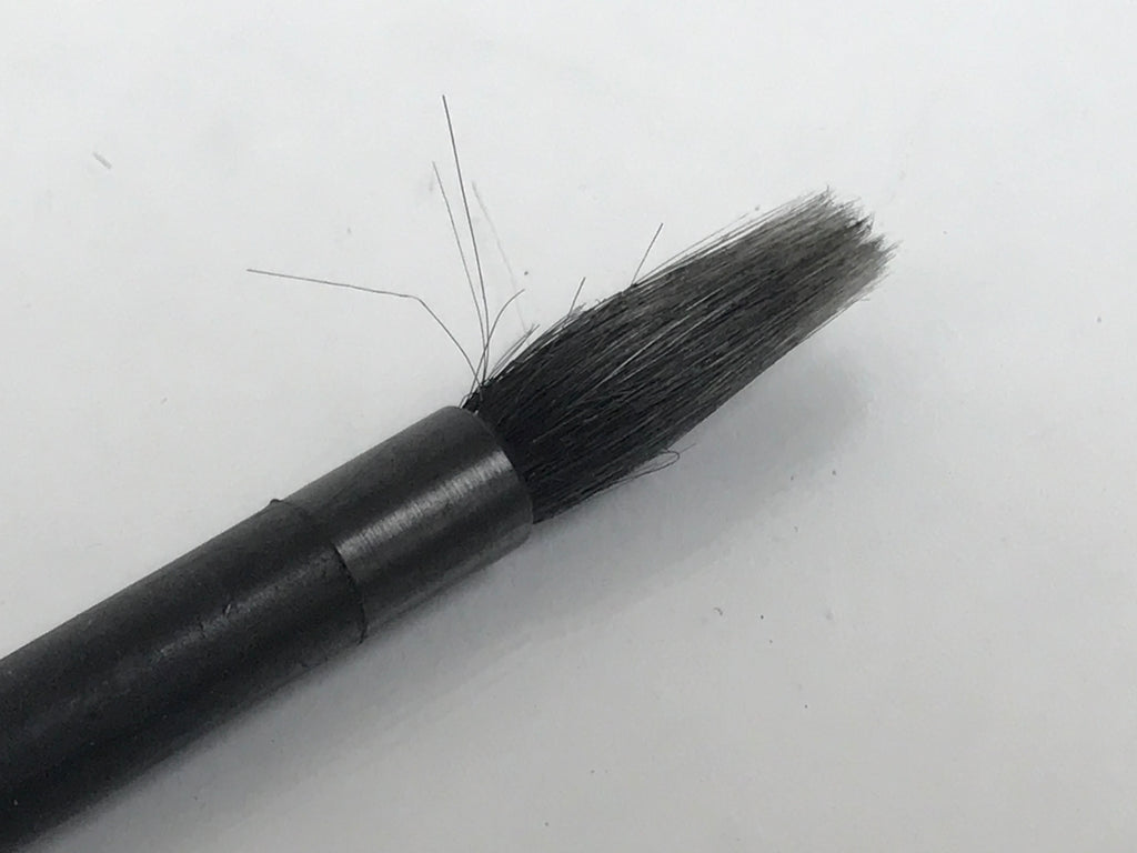 Japanese Calligraphy Brush Vtg Black Fude Calligraphy Tool Shodo Shuji C25-AD - Calligraphy Tool-chidorivintage.com