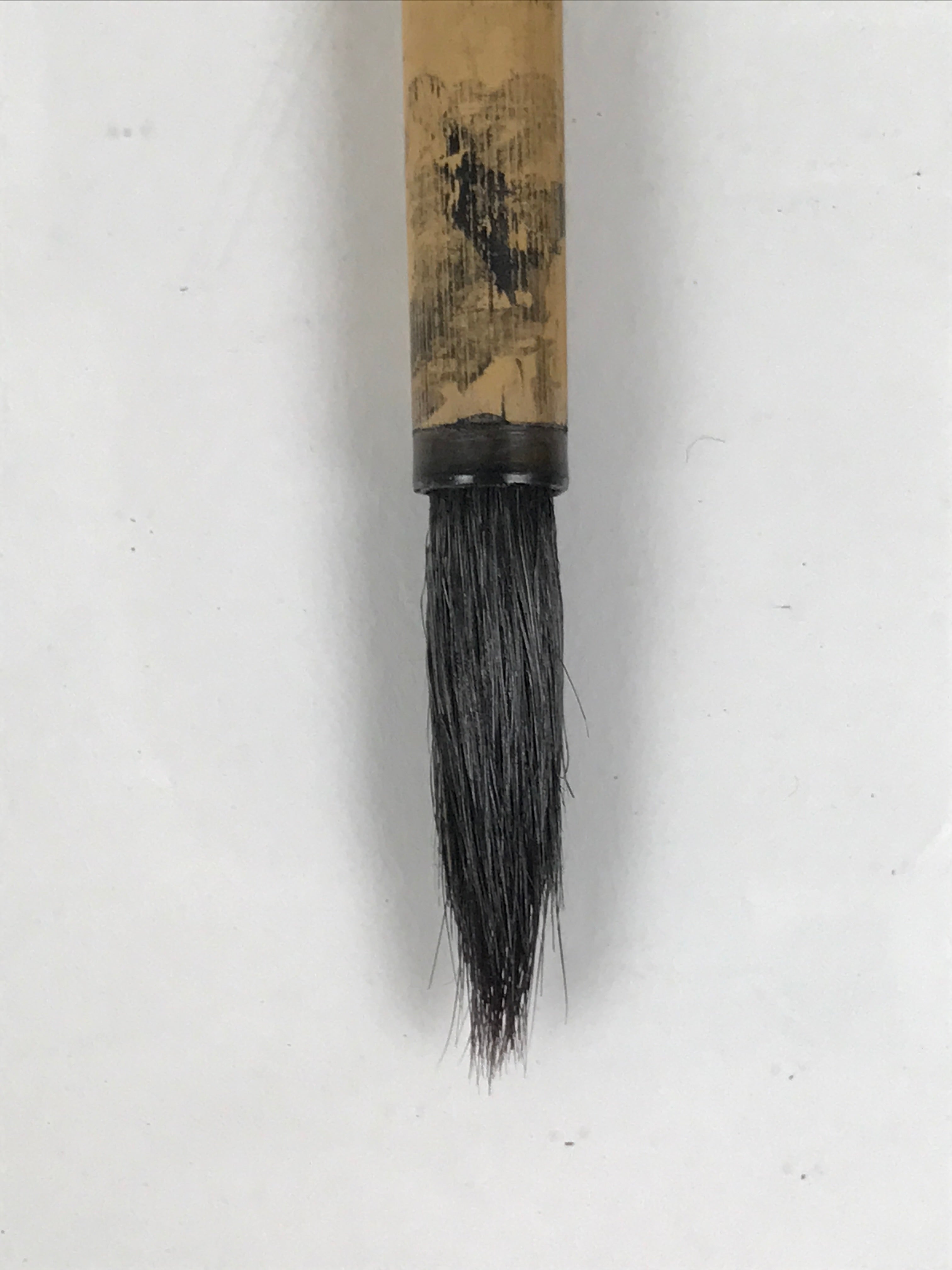 Japanese Calligraphy Brush Vtg Bamboo Fude Calligraphy Tool Shodo Shuji C28-AD - Calligraphy Tool-chidorivintage.com