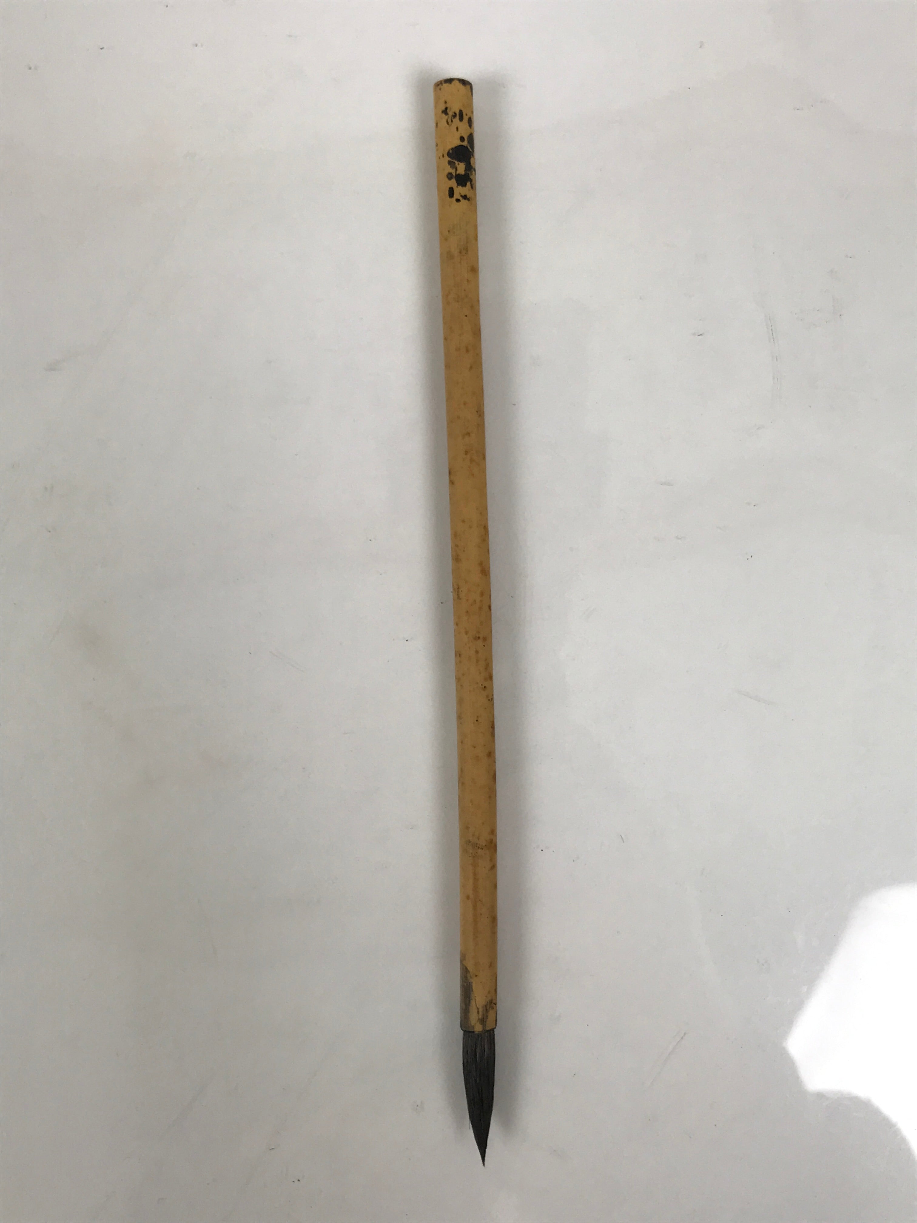 Japanese Calligraphy Brush Vtg Bamboo Fude Calligraphy Tool Shodo Shuji C29-AD - Calligraphy Tool-chidorivintage.com