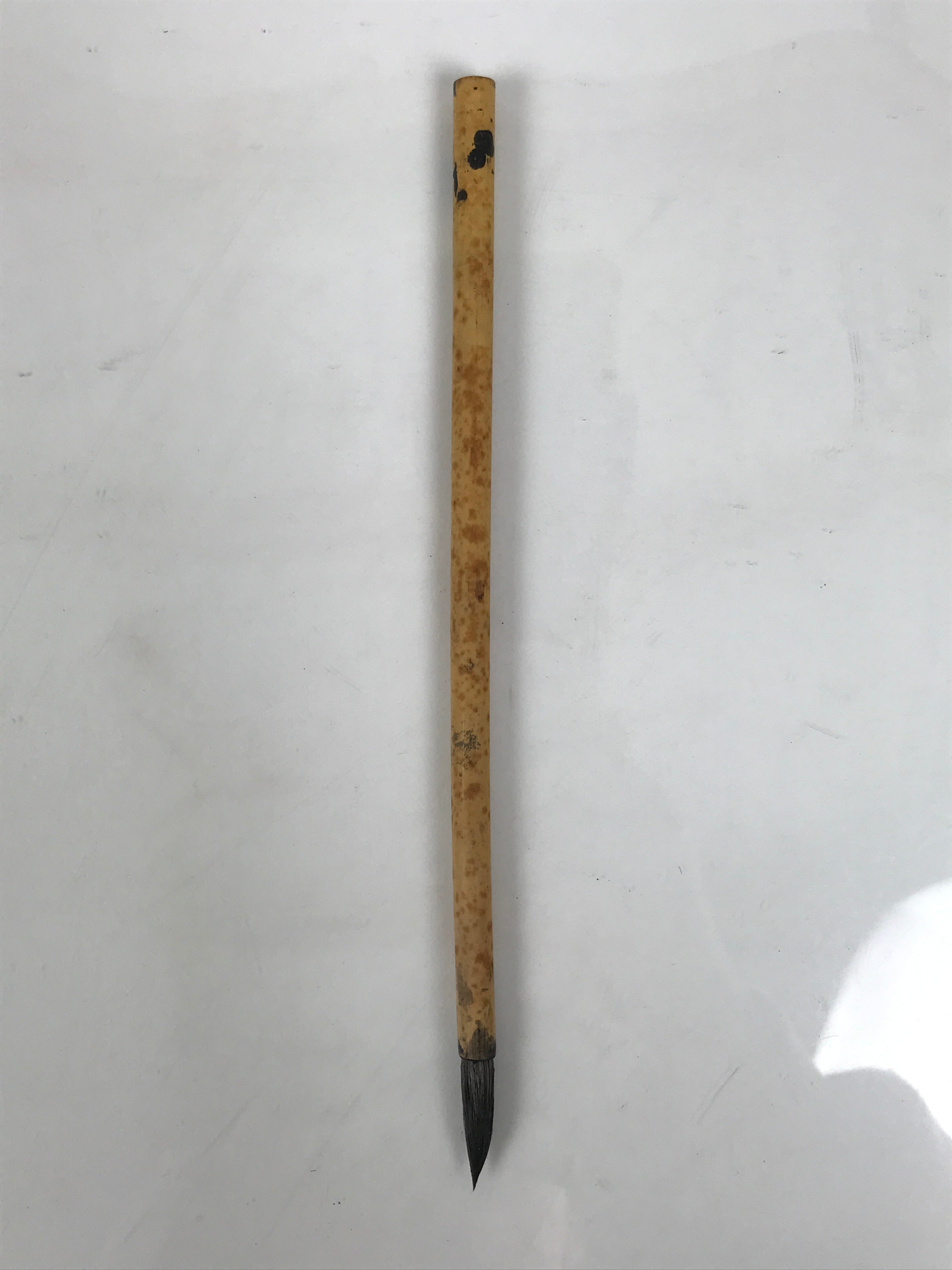 Japanese Calligraphy Brush Vtg Bamboo Fude Calligraphy Tool Shodo Shuji C29-AD - Calligraphy Tool-chidorivintage.com