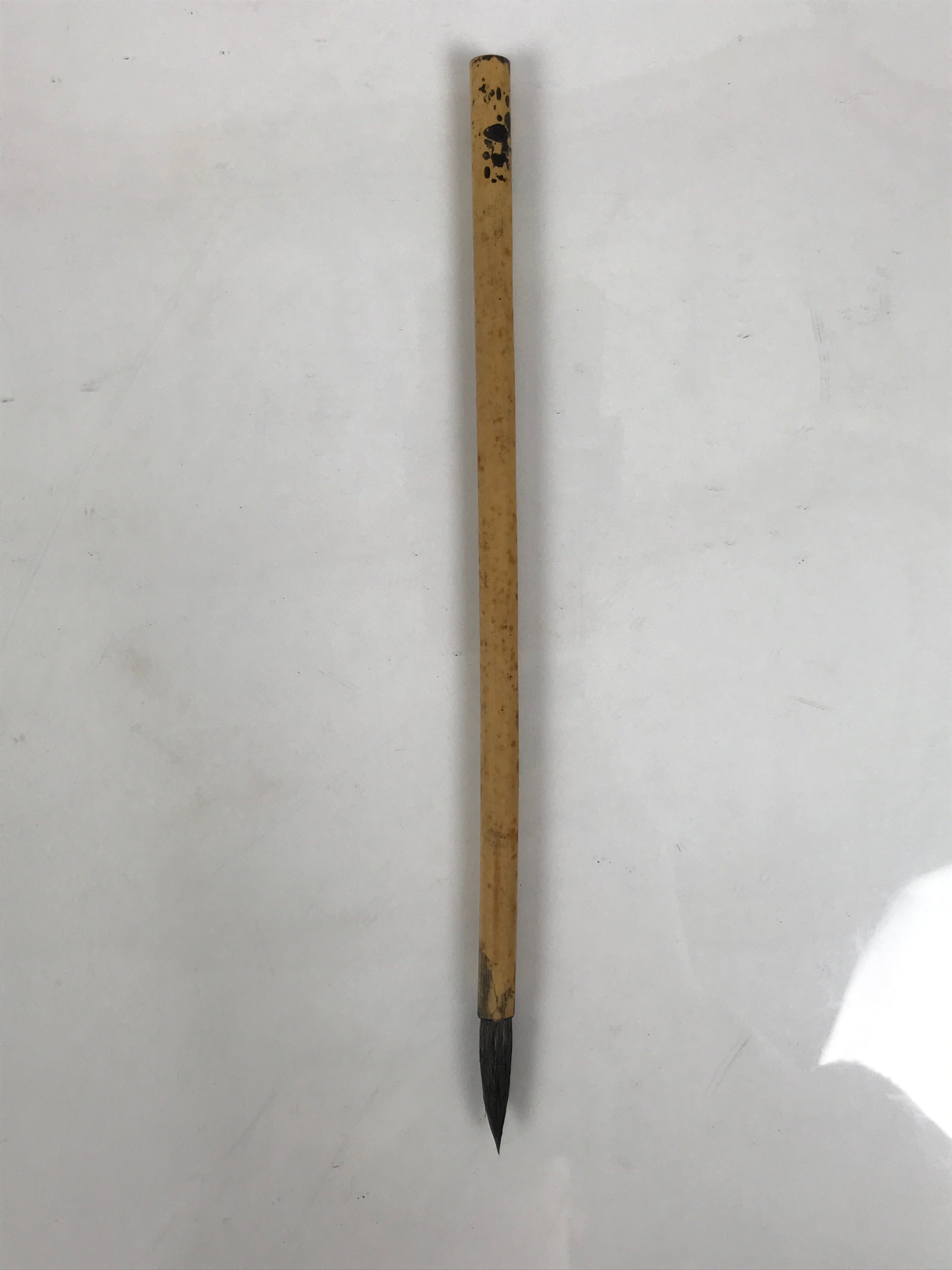 Japanese Calligraphy Brush Vtg Bamboo Fude Calligraphy Tool Shodo Shuji C29-AD - Calligraphy Tool-chidorivintage.com