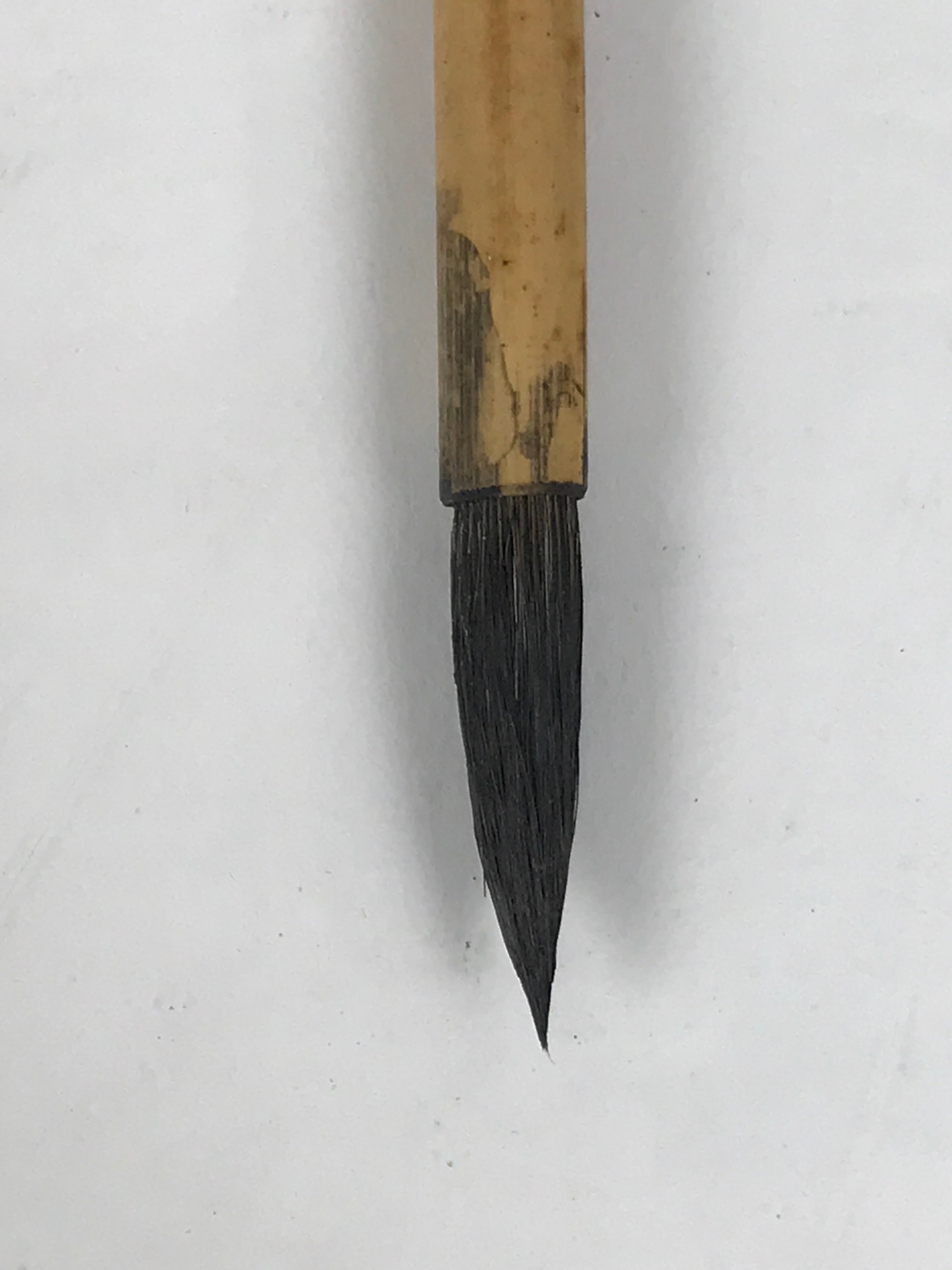 Japanese Calligraphy Brush Vtg Bamboo Fude Calligraphy Tool Shodo Shuji C29-AD - Calligraphy Tool-chidorivintage.com