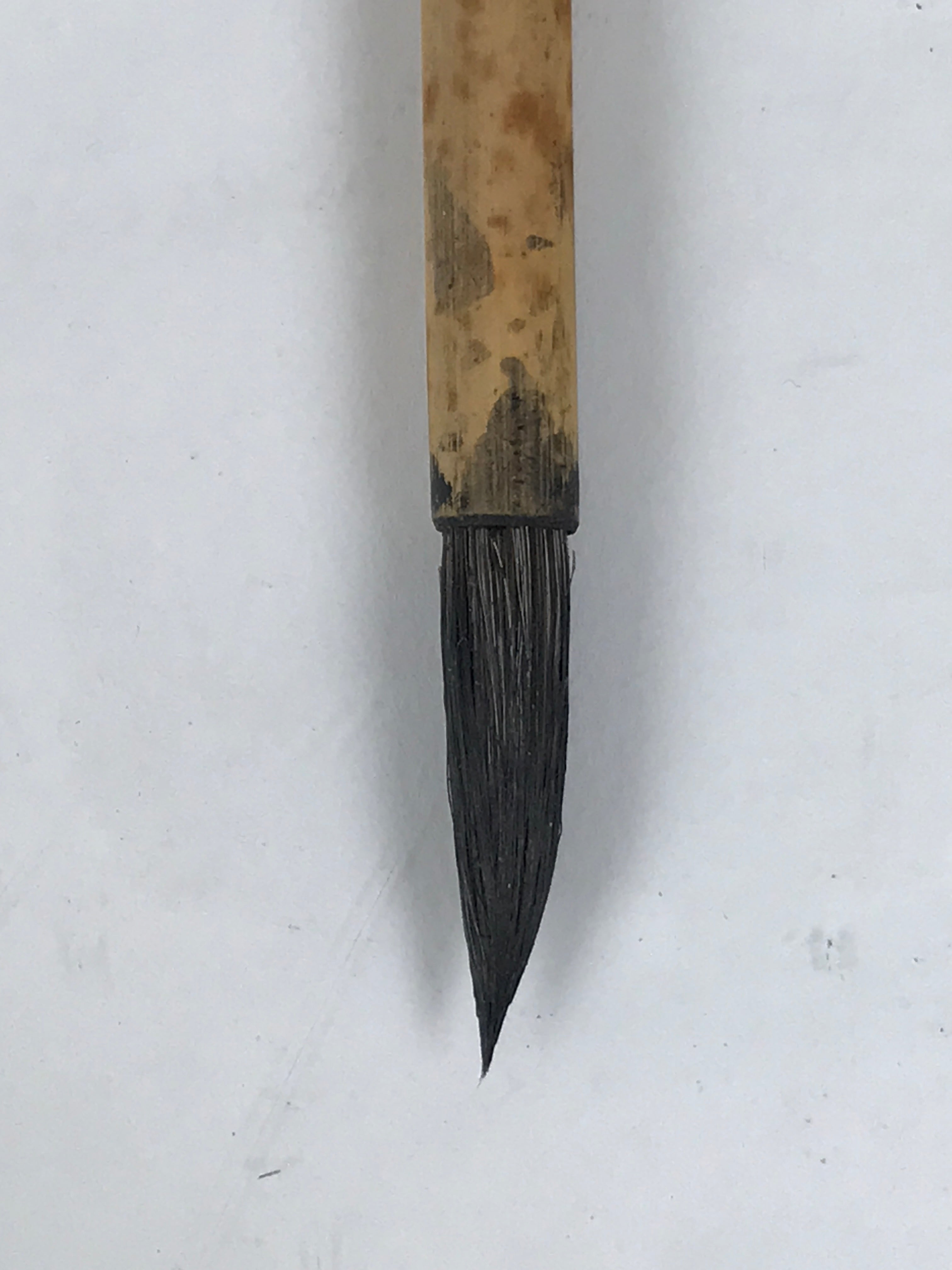 Japanese Calligraphy Brush Vtg Bamboo Fude Calligraphy Tool Shodo Shuji C29-AD - Calligraphy Tool-chidorivintage.com