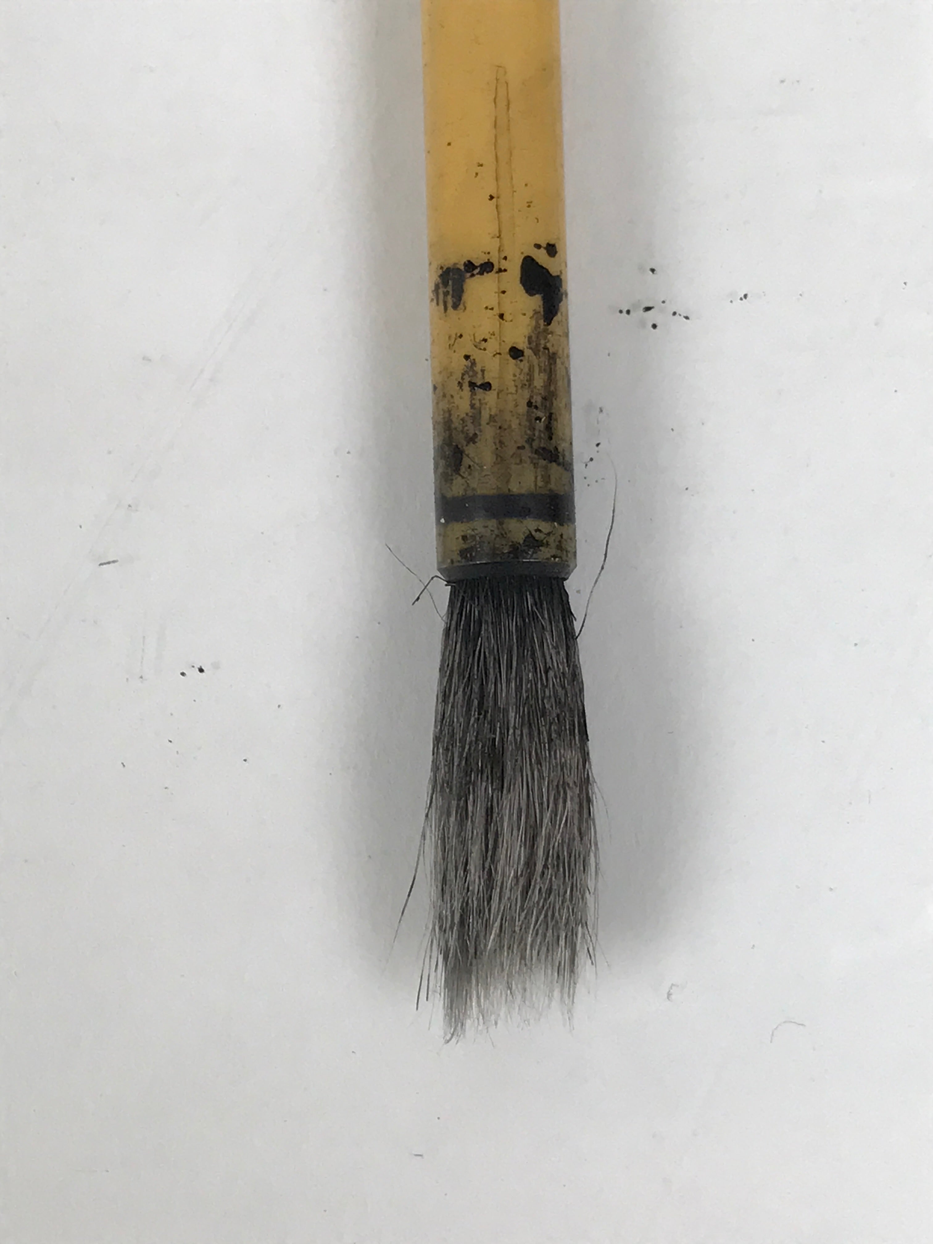 Japanese Calligraphy Brush Vtg Resin Fude Calligraphy Tool Shodo Shuji C30-AD - Calligraphy Tool-chidorivintage.com