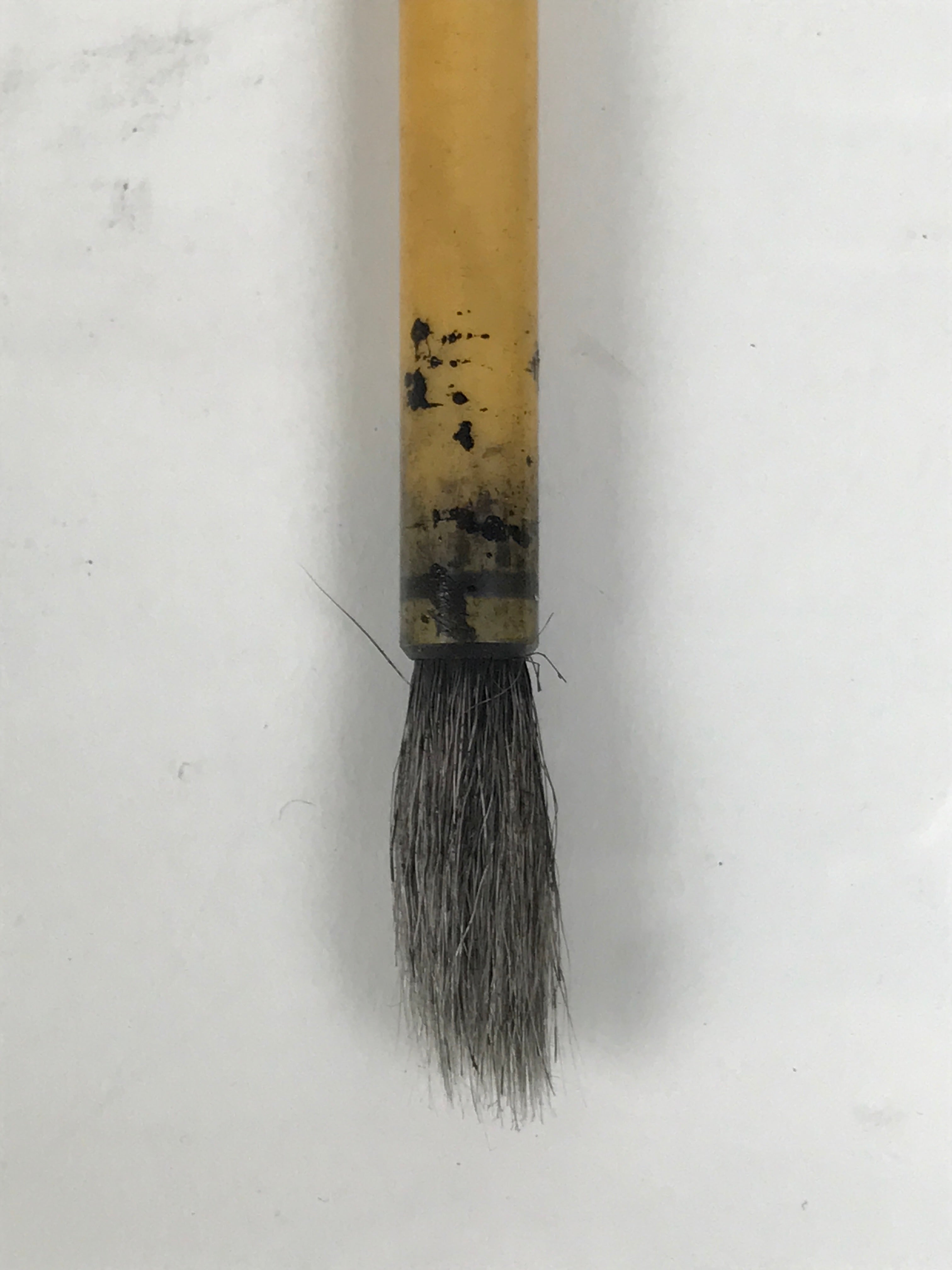 Japanese Calligraphy Brush Vtg Resin Fude Calligraphy Tool Shodo Shuji C30-AD - Calligraphy Tool-chidorivintage.com