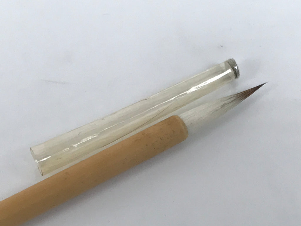 Japanese Calligraphy Brush Vtg Bamboo Fude Calligraphy Tool Shodo Shuji C38-AD - Calligraphy Tool-chidorivintage.com