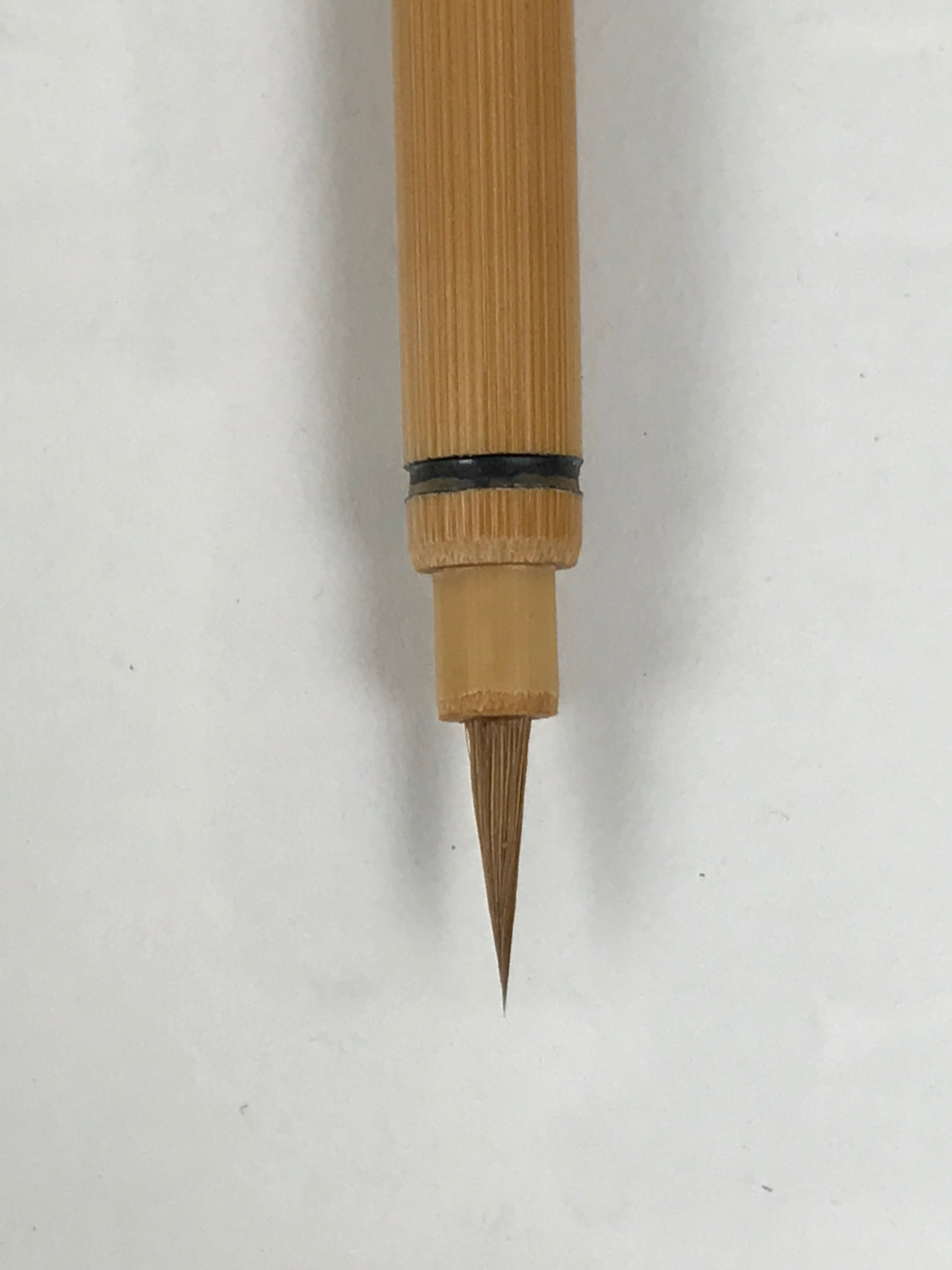 Japanese Calligraphy Brush Vtg Bamboo Fude Calligraphy Tool Shodo Shuji C39-AD - Calligraphy Tool-chidorivintage.com