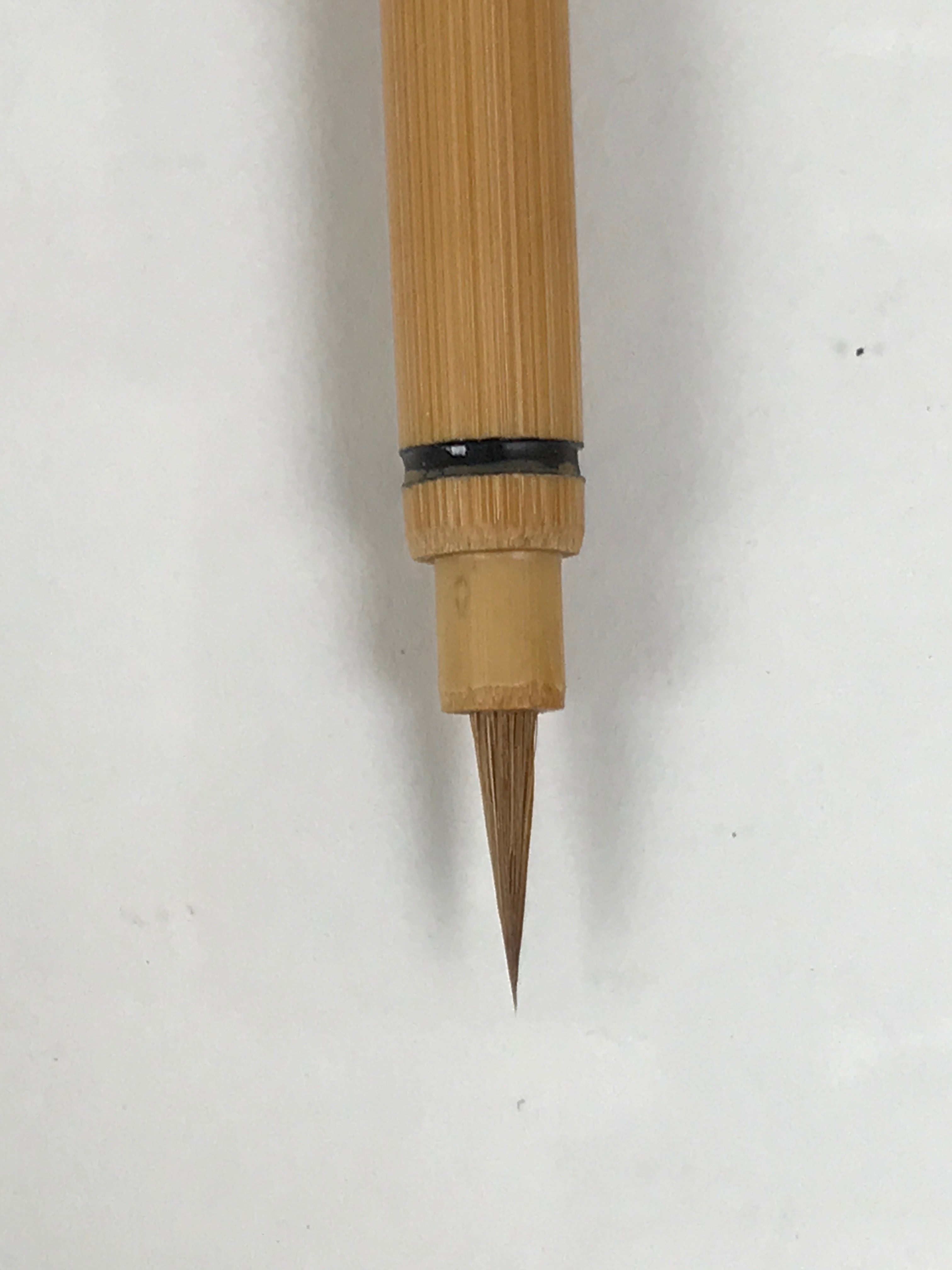 Japanese Calligraphy Brush Vtg Bamboo Fude Calligraphy Tool Shodo Shuji C39-AD - Calligraphy Tool-chidorivintage.com