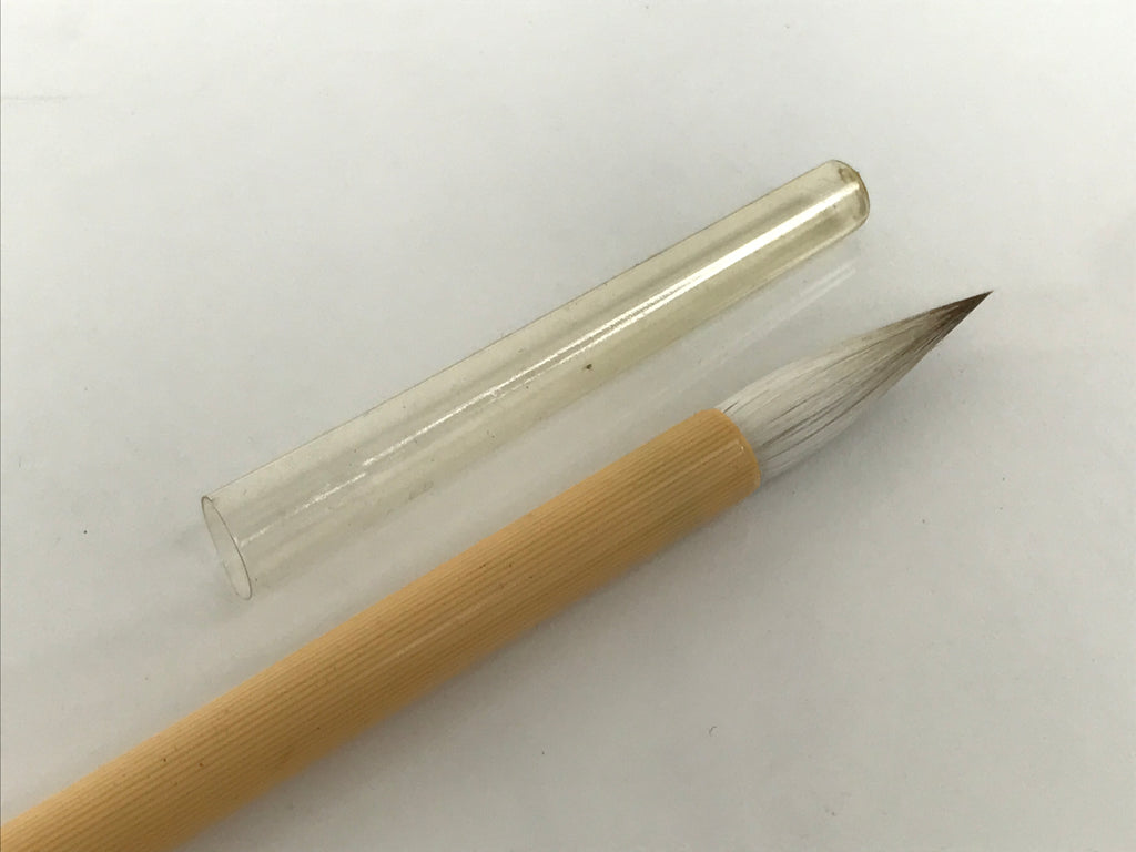 Japanese Calligraphy Brush Vtg Resin Fude Calligraphy Tool Shodo Shuji C41-AD - Calligraphy Tool-chidorivintage.com