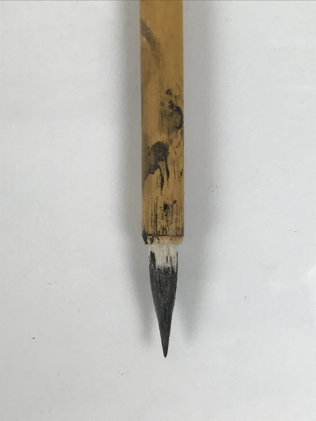 Japanese Calligraphy Brush Vtg Bamboo Fude Calligraphy Tool Shodo Shuji C44-AD - Calligraphy Tool-chidorivintage.com