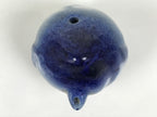 Japanese Calligraphy Water Dropper Suiteki Vtg Ceramic Round Blue White C46-AD - Calligraphy Tool-chidorivintage.com