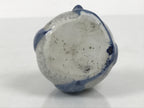 Japanese Calligraphy Water Dropper Suiteki Vtg Ceramic Round Blue White C46-AD - Calligraphy Tool-chidorivintage.com