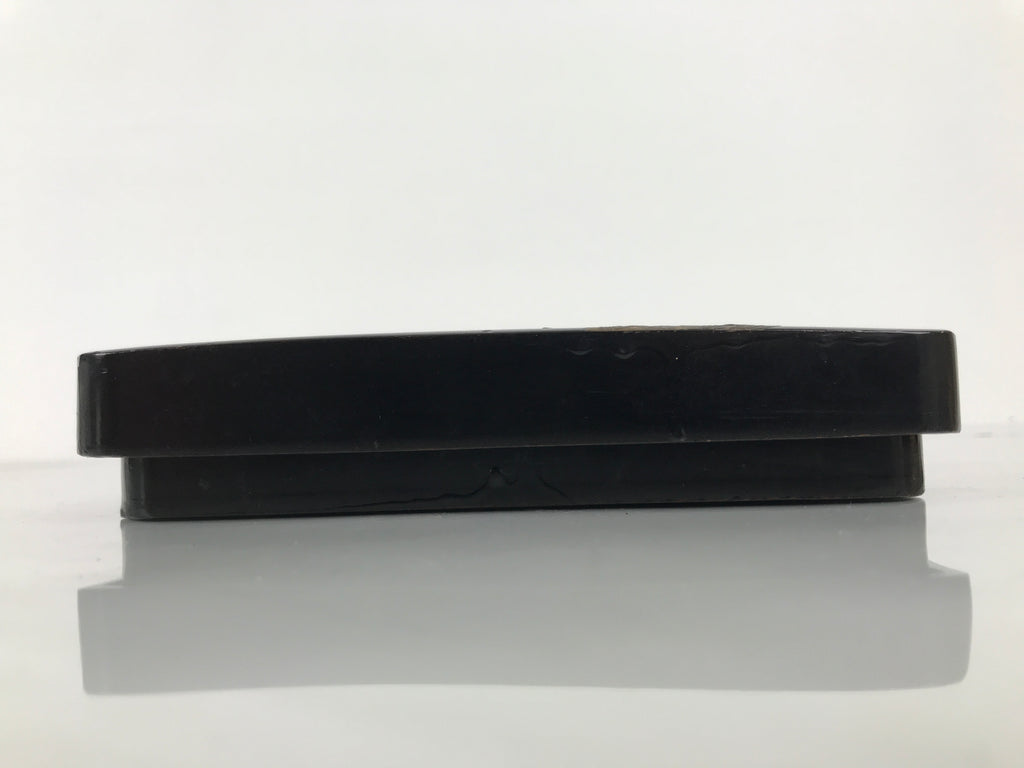 Antique Japanese Lacquer Wooden Calligraphy Tool Box Suzuribako Shodo Shuji C47-AD - Calligraphy Tool-chidorivintage.com