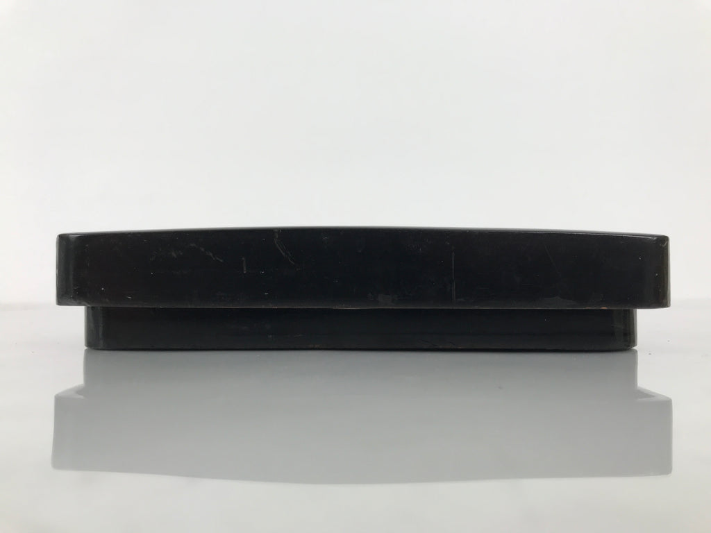 Antique Japanese Lacquer Wooden Calligraphy Tool Box Suzuribako Shodo Shuji C47-AD - Calligraphy Tool-chidorivintage.com