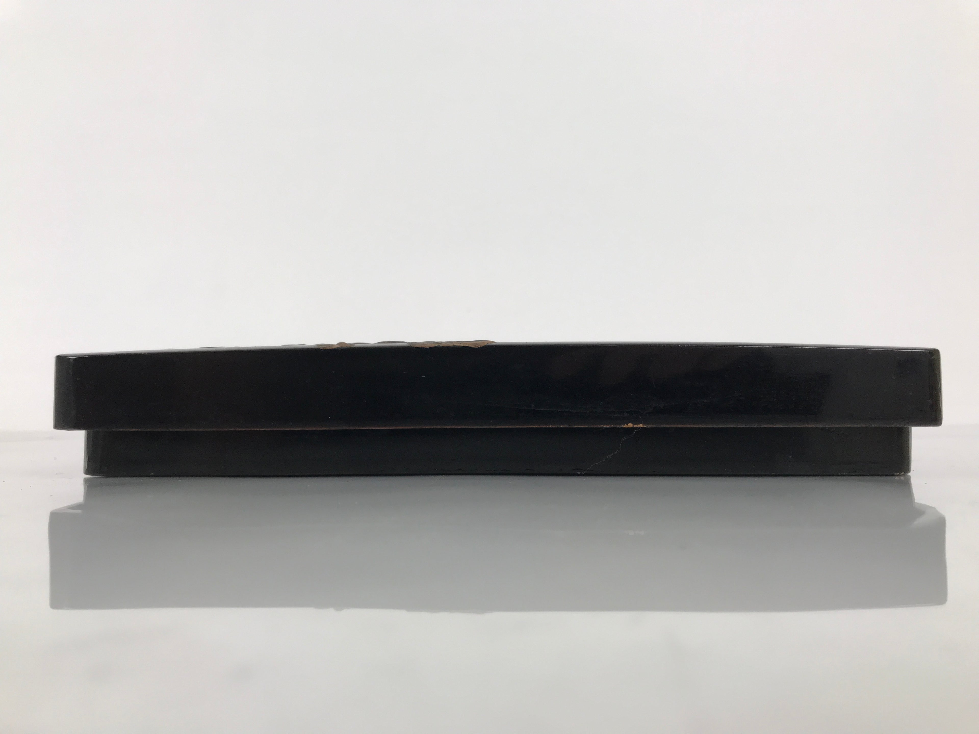 Antique Japanese Lacquer Wooden Calligraphy Tool Box Suzuribako Shodo Shuji C47-AD - Calligraphy Tool-chidorivintage.com