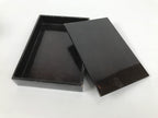 Antique Japanese Lacquer Wooden Calligraphy Tool Box Suzuribako Shodo Shuji C48-AD - Calligraphy Tool-chidorivintage.com