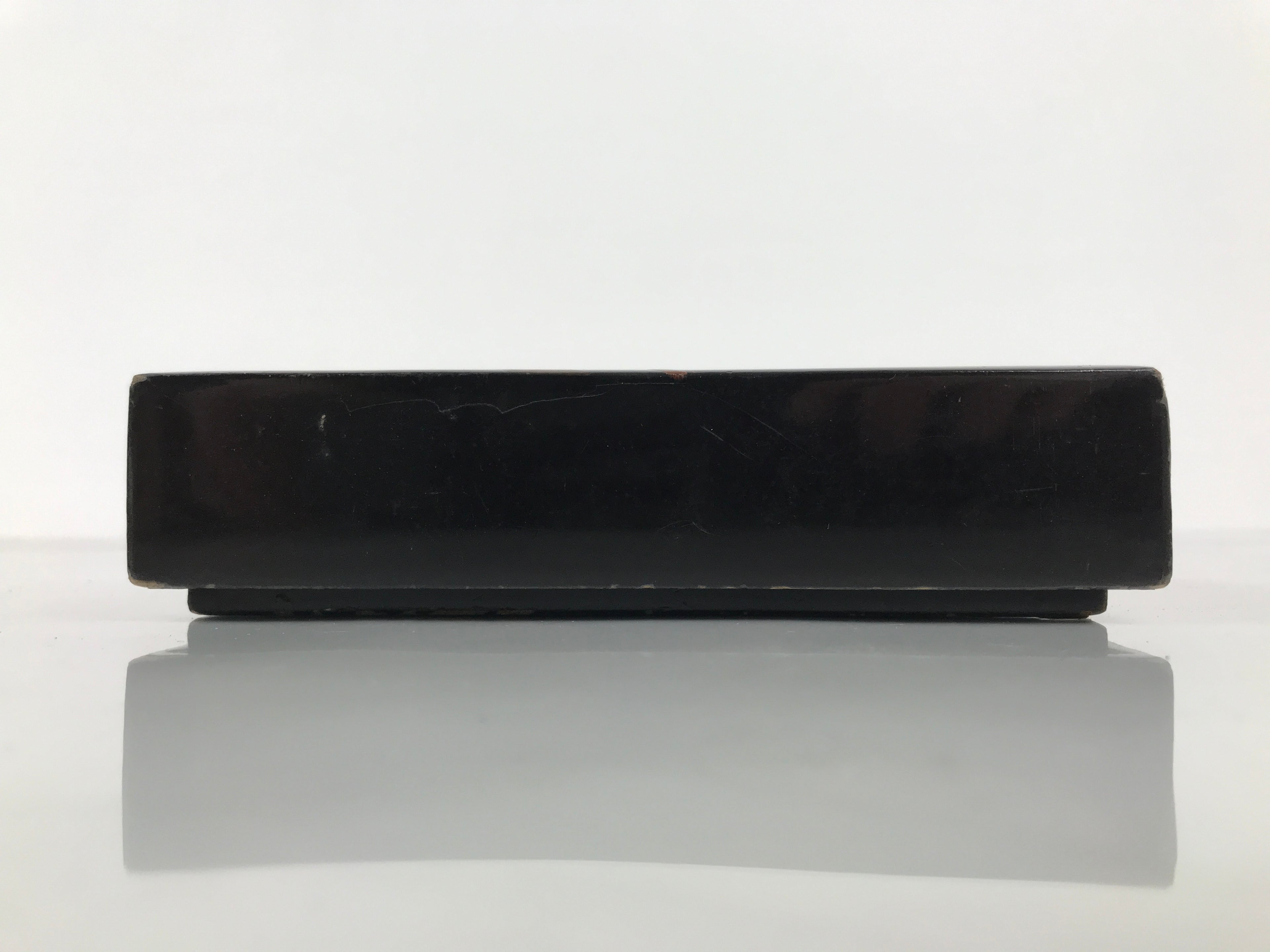 Antique Japanese Lacquer Wooden Calligraphy Tool Box Suzuribako Shodo Shuji C48-AD - Calligraphy Tool-chidorivintage.com