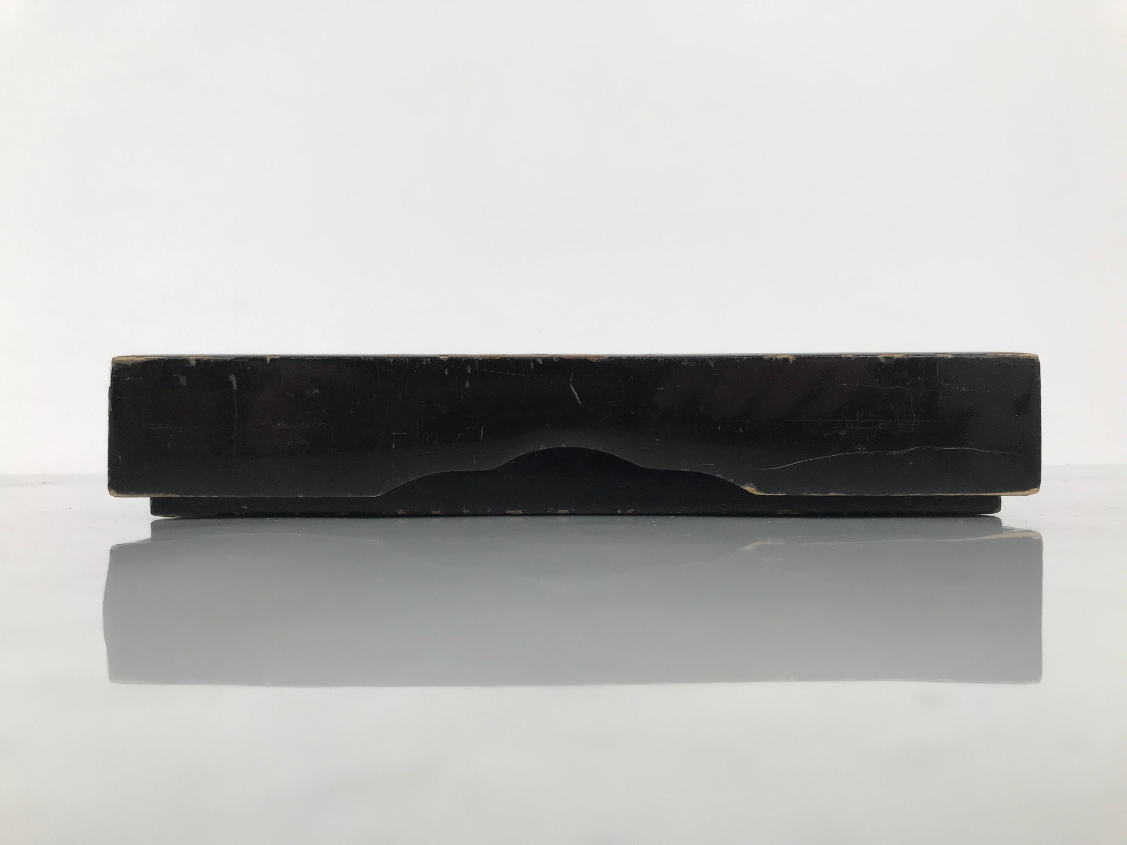 Antique Japanese Lacquer Wooden Calligraphy Tool Box Suzuribako Shodo Shuji C48-AD - Calligraphy Tool-chidorivintage.com