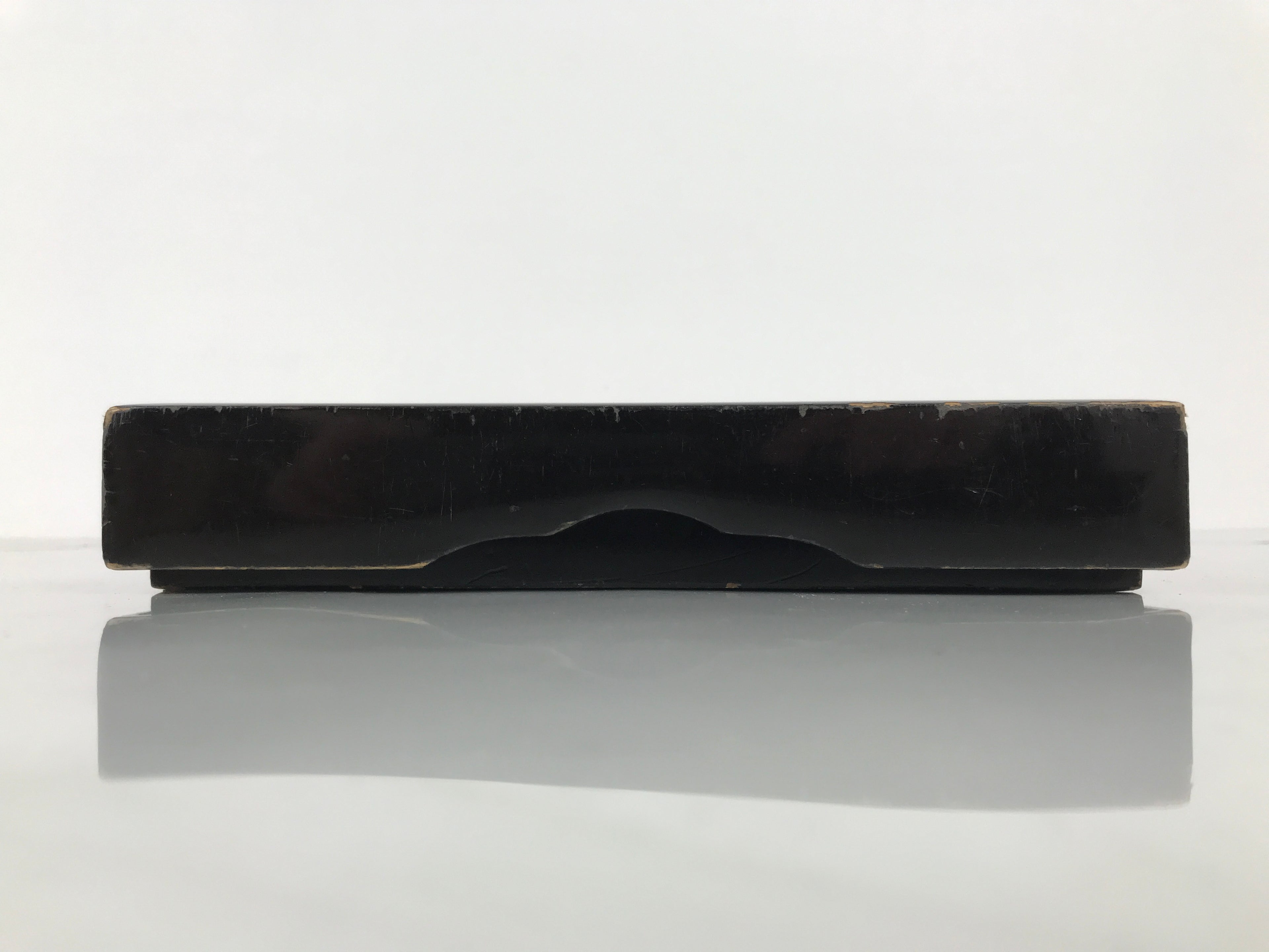 Antique Japanese Lacquer Wooden Calligraphy Tool Box Suzuribako Shodo Shuji C48-AD - Calligraphy Tool-chidorivintage.com