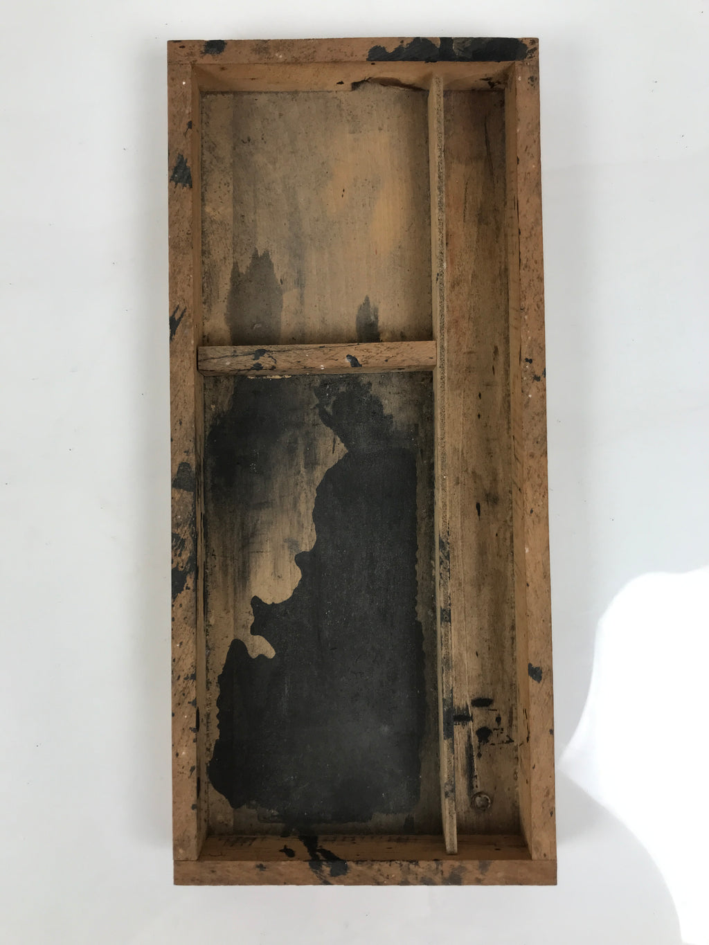 Japanese Wooden Calligraphy Tool Tray Vtg Suzuribako Shodo Shuji Box Stand C45-AD - Calligraphy Tool-chidorivintage.com