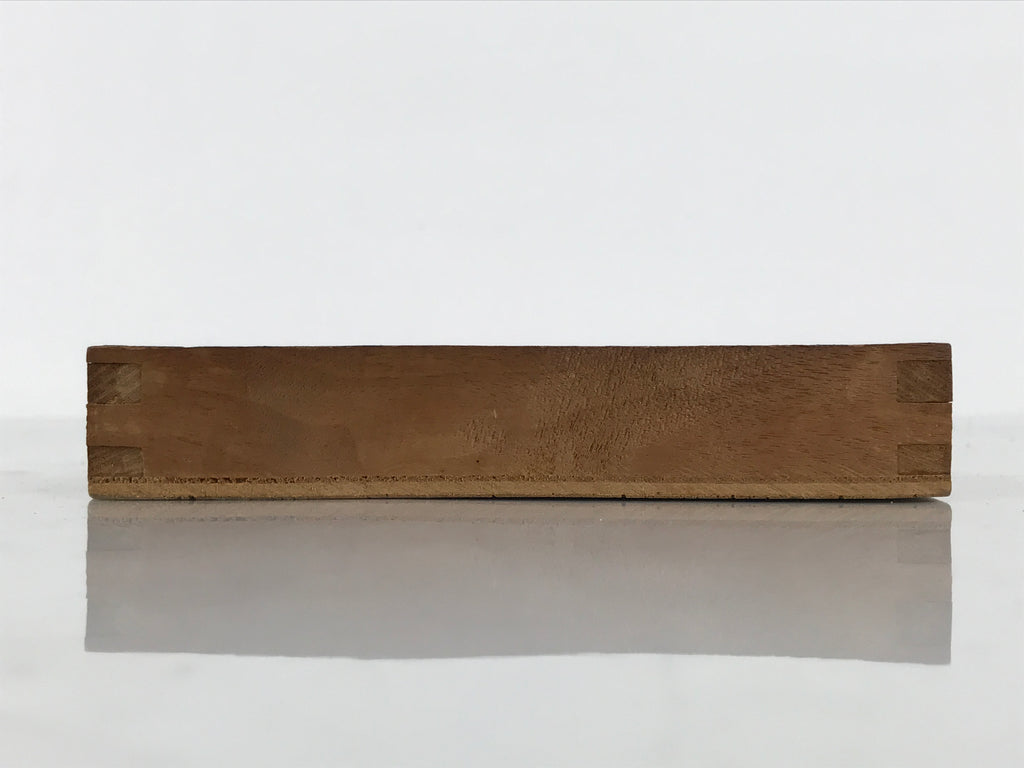 Japanese Wooden Calligraphy Tool Tray Vtg Suzuribako Shodo Shuji Box Stand C45-AD - Calligraphy Tool-chidorivintage.com