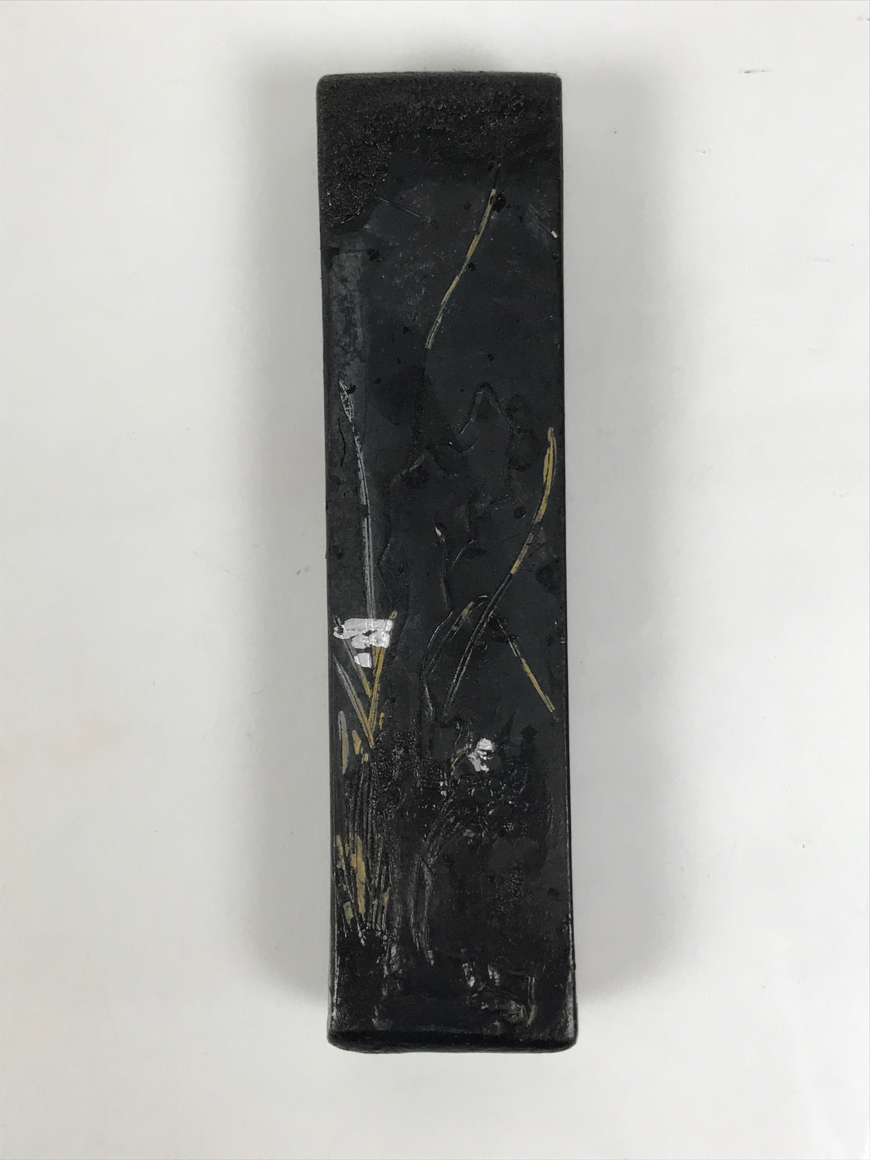 Japanese Sumi Ink Stick Vtg Black Soot Calligraphy Tool Shodo Shuji Kanji C53-AD - Calligraphy Tool-chidorivintage.com