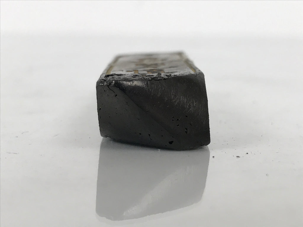 Japanese Sumi Ink Stick Vtg Black Soot Calligraphy Tool Shodo Shuji Kanji C54-AD - Calligraphy Tool-chidorivintage.com