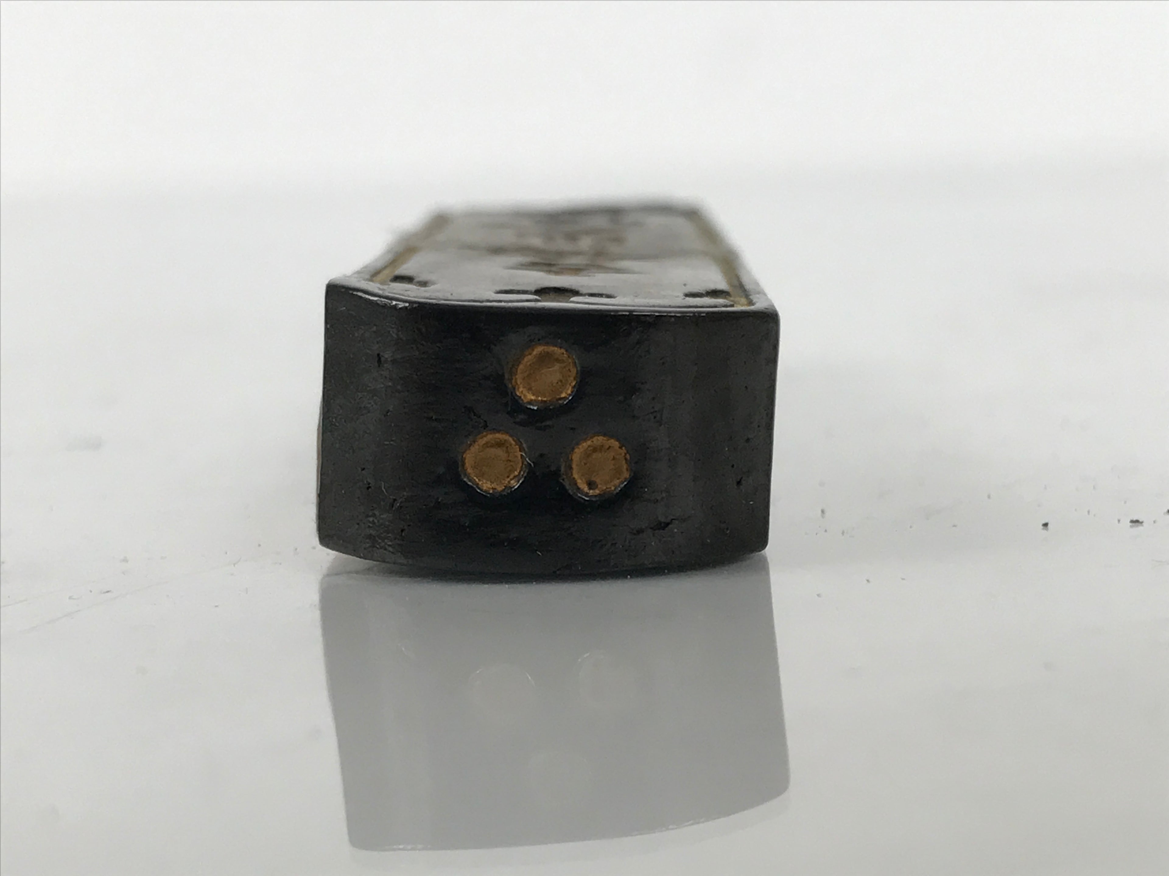 Japanese Sumi Ink Stick Vtg Black Soot Calligraphy Tool Shodo Shuji Kanji C54-AD - Calligraphy Tool-chidorivintage.com