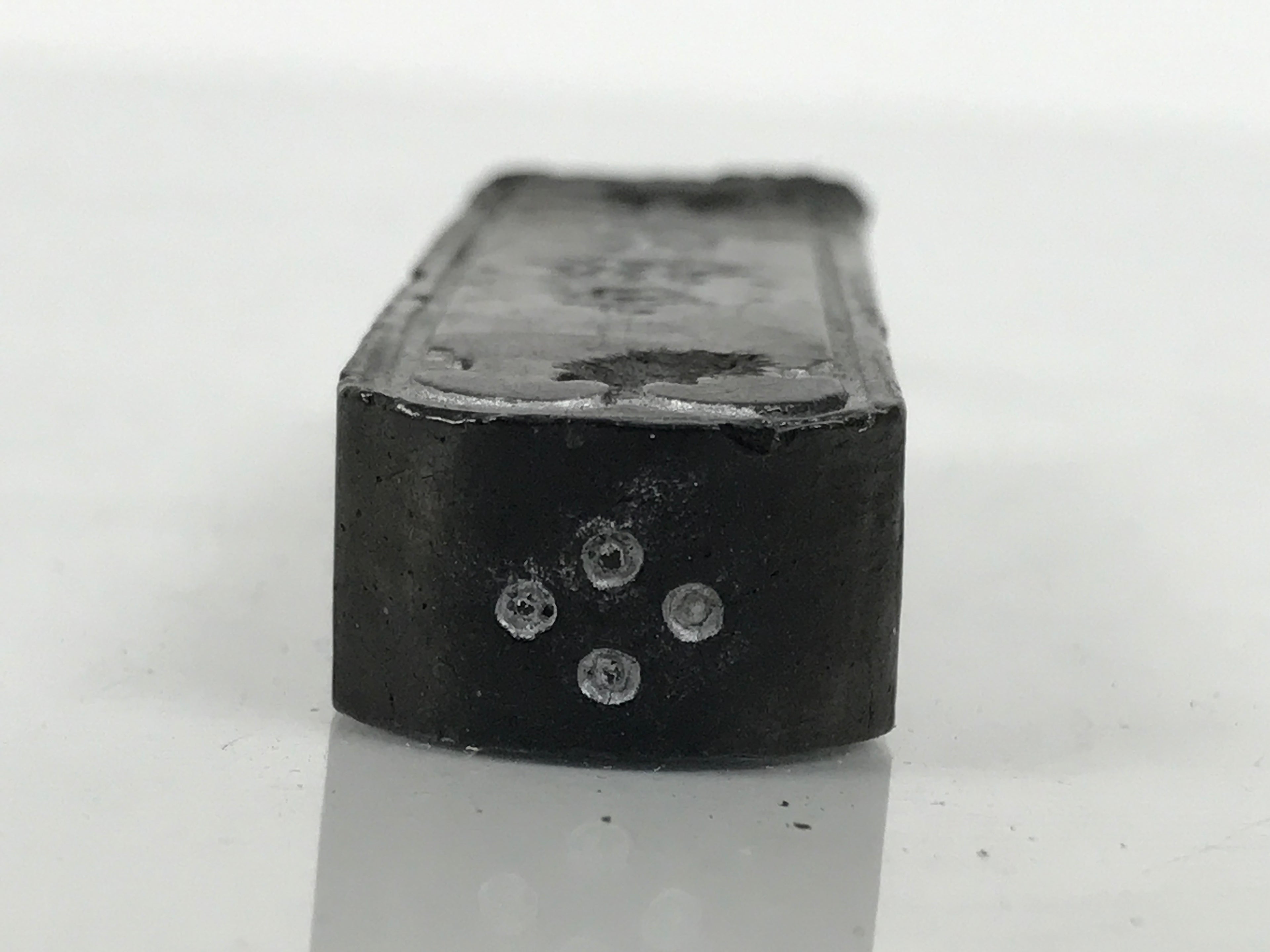Japanese Sumi Ink Stick Vtg Black Soot Calligraphy Tool Shodo Shuji Kanji C56-AD - Calligraphy Tool-chidorivintage.com