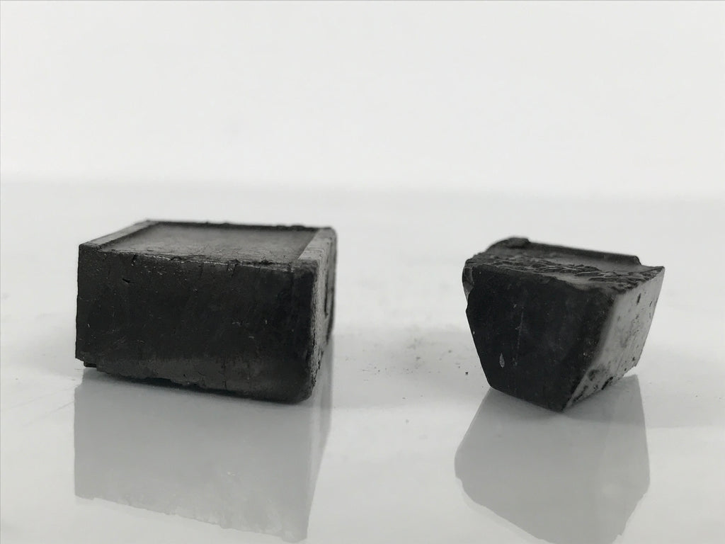 Japanese Sumi Ink Stick Vtg Black Soot Calligraphy Tool Shodo Shuji Kanji C57-AD - Calligraphy Tool-chidorivintage.com