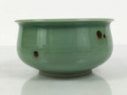Japanese Porcelain Celadon Waste Water Bowl Kensui Vtg Tea Ceremony Green CHB173-KT - Bowl-chidorivintage.com