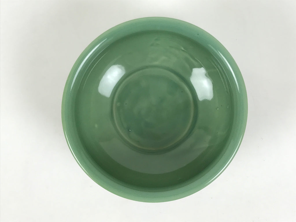 Japanese Porcelain Celadon Waste Water Bowl Kensui Vtg Tea Ceremony Green CHB173-KT - Bowl-chidorivintage.com